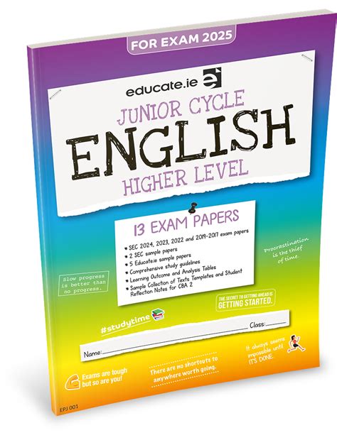 2025 English Junior Cycle Exam Papers Higher Level Educateie