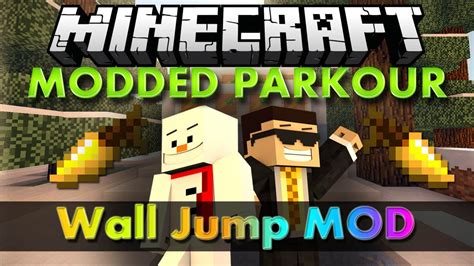 Minecraft Modded Parkour Wall Jump Mod Showcase W Bodil Youtube