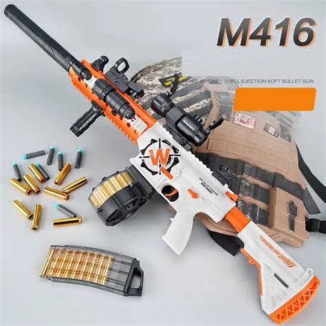 Electric M Airsoft Rifle Gun With Grenade Perfect Birthday Gift For