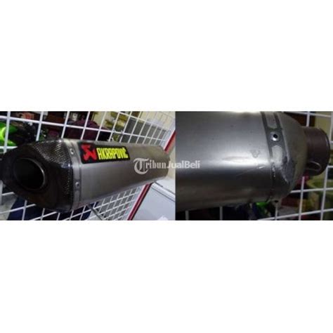 Knalpot Akrapovic Full System Untuk ER6N Second Full Titanium Di