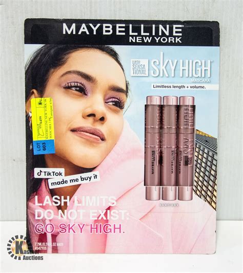 NEW MAYBELLINE NEW YORK SKY HIGH MASCARA 3 PK