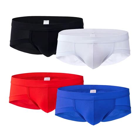 Arjen Kroos Mens Sexy Underwear Modal Bikini Boxer Briefs For Men 4Pack Walmart