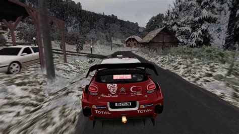 Assetto Corsa Citroen C Wrc Sim Traxx Semetin Early Winter Test