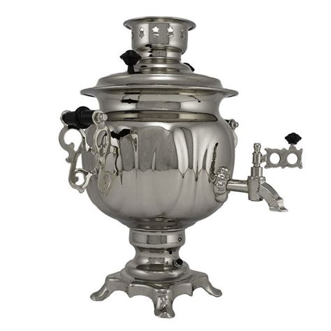 Электрический самовар 3 л «Круглый» никелированный - купить в Москве ...