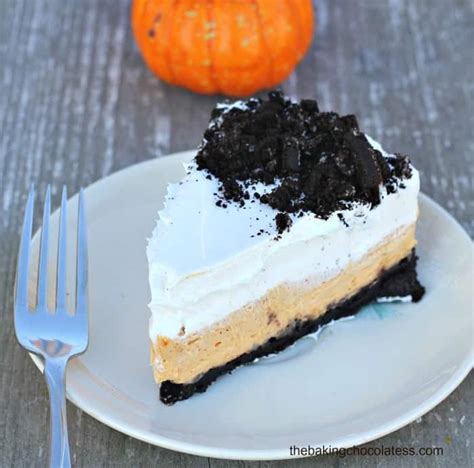 Oreo Pumpkin Cheesecake Dessert The Baking Chocolatess