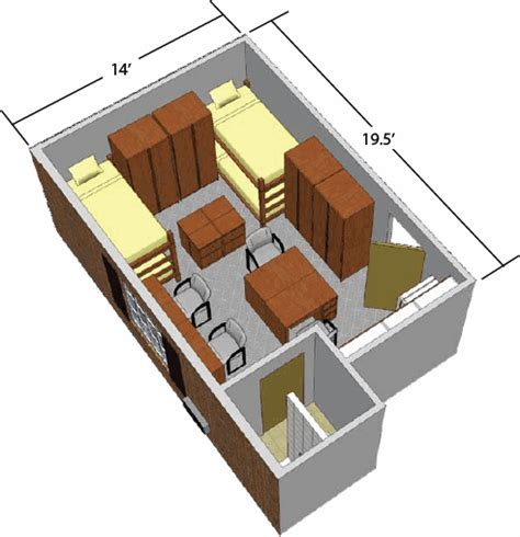 Quad Dorm Room Layout - bestroom.one