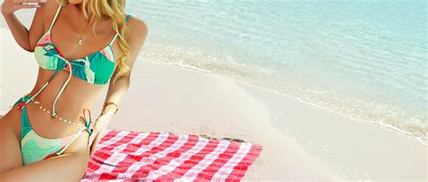 Amazon ZAFUL Women High Waisted Bikini Set Sunflower Two Piece Tankini Lace Up Wrap Bathing