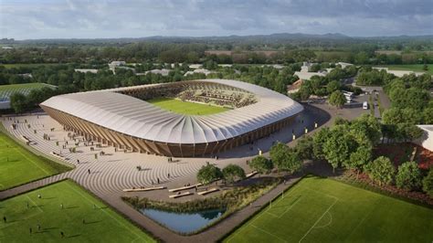 Volver al tablón Diseñan un estadio de fútbol en madera