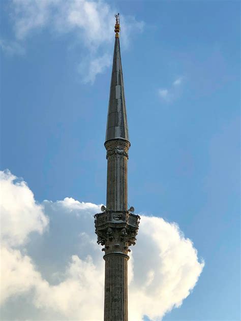 Eger Minaret Under Blue Cloudy Sky · Free Stock Photo