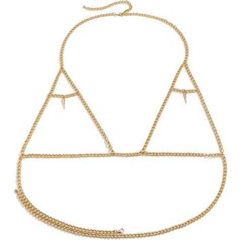 Cha Nes De Corps Mode Sexy Bikini Cha Ne En M Tal Cha Ne De Corps Cha Ne De Soutien Gorge Femmes