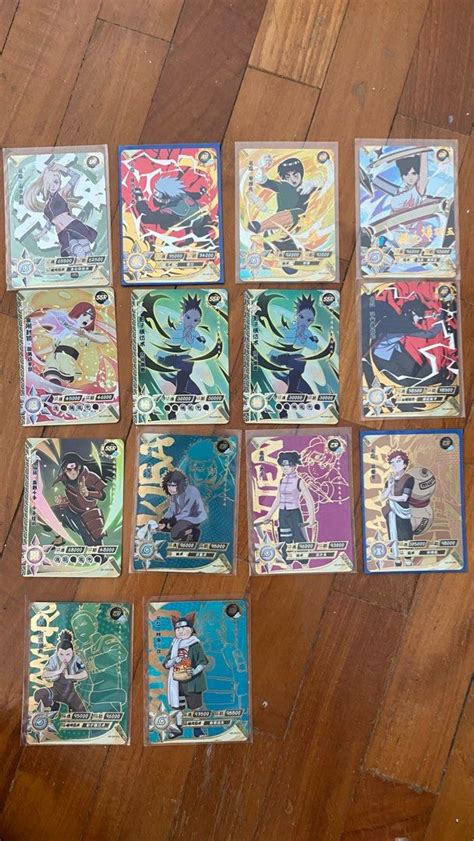 Naruto Kayou Cards Kakashi Ten Ten Ino Rock Lee Rin Hashimara