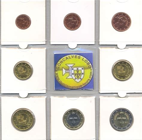 CHYPRE 2011 SERIE 8 MONNAIES SUP Gonçalves Lobo Numismatique