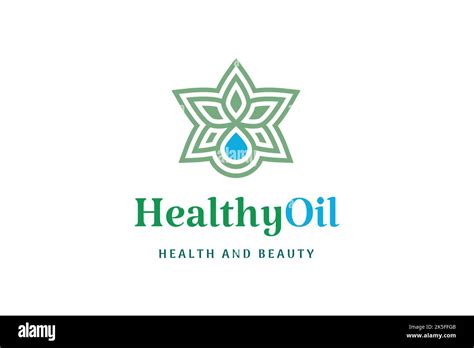 Beauty Care Oil Logo Stock Vector Image And Art Alamy