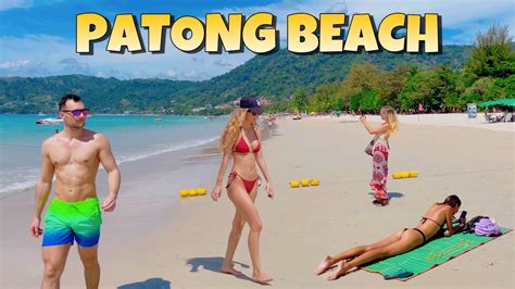 【🇹🇭 4k】phuket 2023 Patong Beach Walking Tour Thailand Youtube