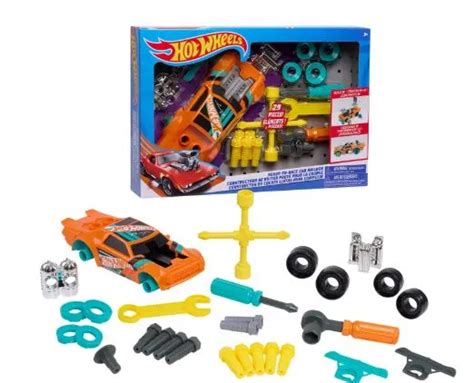 Dropship Hot Wheels Ready To Race Car Builder Set Night Shifter