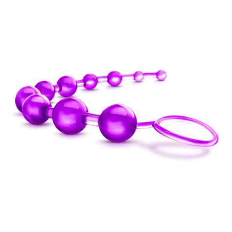 B Yours Basic Anal Beads Purple Janets Dungeon