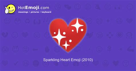 💖 Sparkle Heart Emoji Meaning With Pictures From A To Z