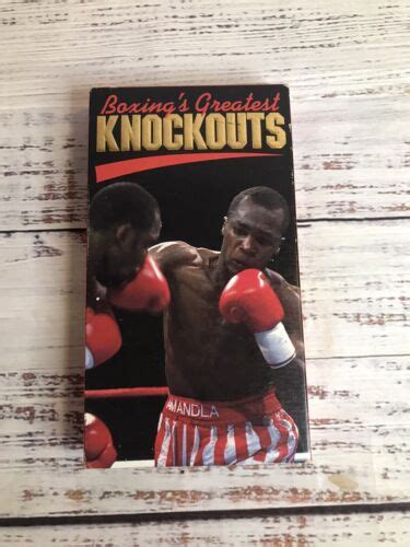 Boxings Greatest Knockouts Vhs 1990 Boxing Highlights Muhammad Ali Joe Frazier Ebay