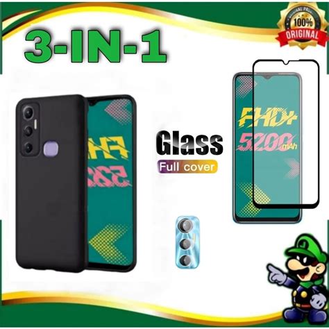 Jual Case INFINIX HOT 11 HOT 11s Ultra Slim Premium New Casing Tempered Glass Camera Full