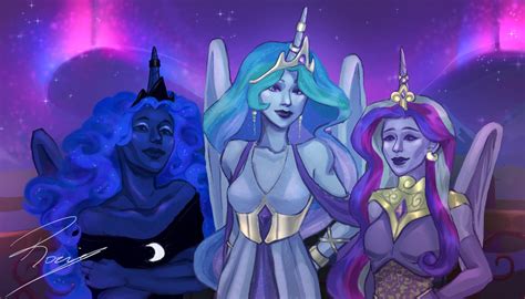 MLP Princesses by Rozalies on DeviantArt