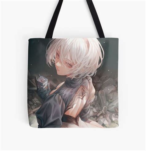 Sexy YoRHa 2B Lewd Thighs Thicc Ass Butt Nier Automata Anime Horny Hentai Android Girl Tote