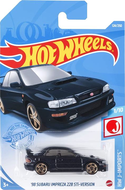 Amazon ホットウィール Hot Wheels ベーシックカー スバル インプレッサ B Stiバージョン HBN ミニカーダイキャストカー ホビー