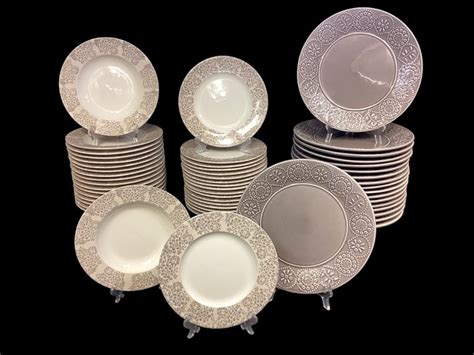 Andrea Fontebasso - Dinner set (54) - Stoneware, Porcelain - Catawiki