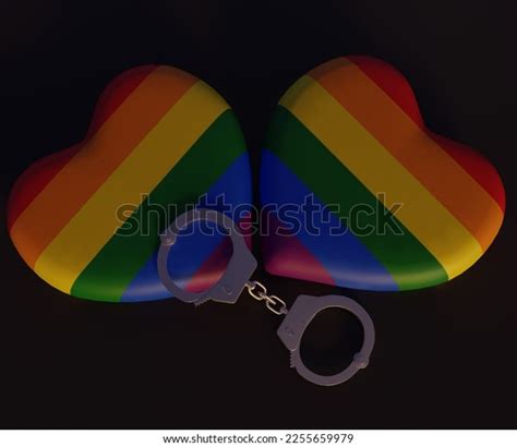 Rainbow Gay Pride Flag Heart Shape Stock Illustration Shutterstock