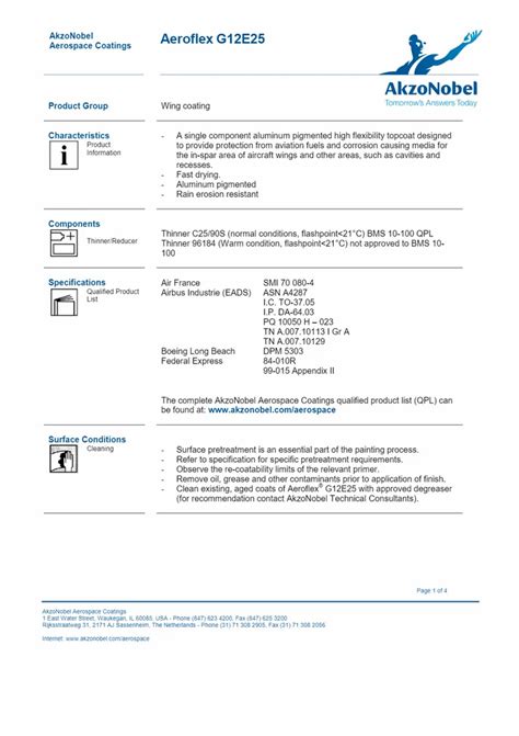akzonobel ge aeroflex aluminum aims    issue  spec