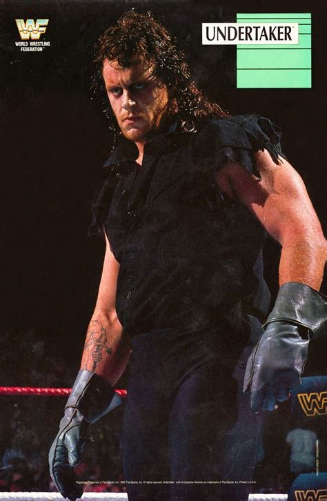 WWF Posters The Undertaker WWF WorldWrestlingFederation WWFPosters