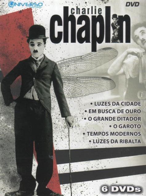 Box Charlie Chaplin 6 DVDs Incluindo O Garoto univeso Outros Música