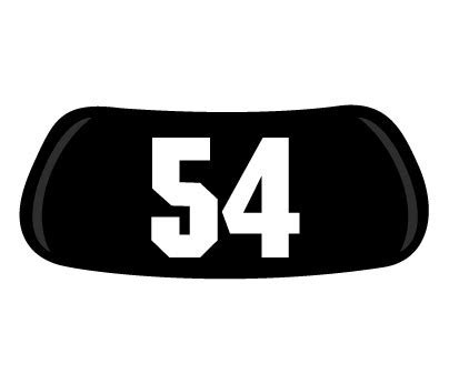 number  original eyeblack numbers
