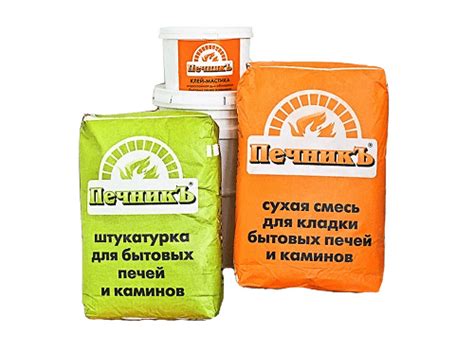 Печные огнеупорные смеси: распродажа, скидки и акции