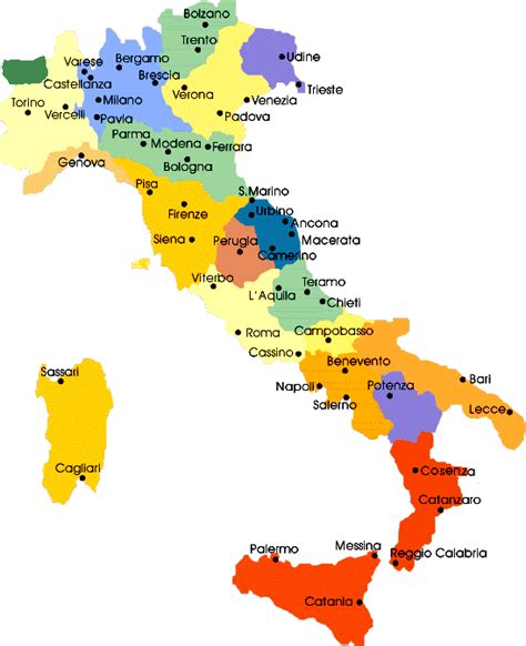 Le città italiane - Coloriamo