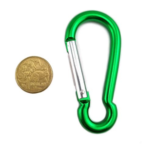 mm green aluminium snap hooks sizes mm mm mm mm chaincomau