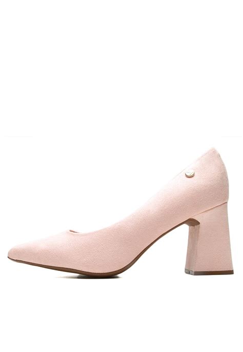 Scarpin Vizzano Liso Nude Compre Agora Dafiti Brasil