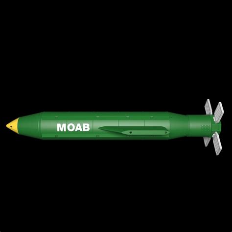 gbu   moab bombs  turbosquid