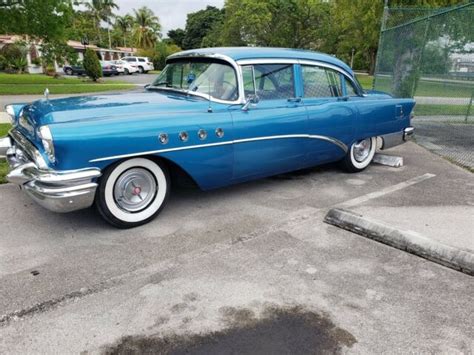 1955 Buick Roadmaster 4 Door Sky Blue Classic Buick Roadmaster 1955