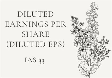 Ias 33—diluted Earnings Per Share Eps Diluted Eps Formula
