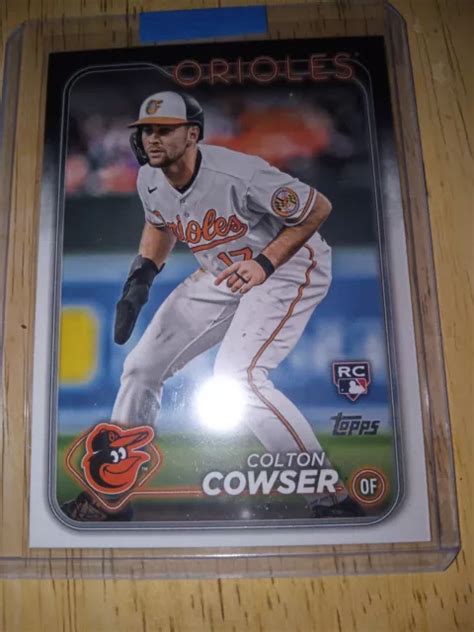 Topps Series Colton Cowser Rookie Baltimore Orioles Rc Eur