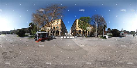 360° View Of Piazza Cavour Ancona Alamy