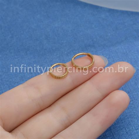 Piercing Argola A O Cir Rgico Segmento Articulado Detalhes Infinity