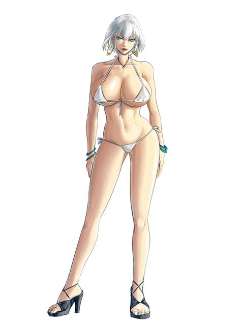 White Hair Girl By H Tsh T Hentai Foundry