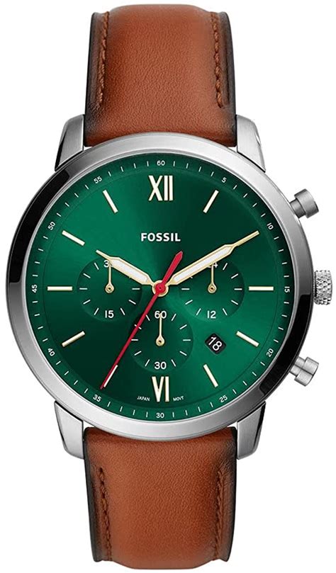 Fossil Fs Neutra Green Dial Men S Watch Mm