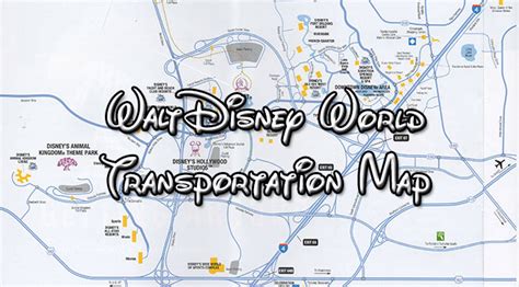 Walt Disney World Transportation Maps KennythePirate