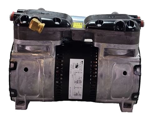 Gast 87r647 12 Hp Rocking Piston Twin Cylinder Oil Less Vacuum Pump