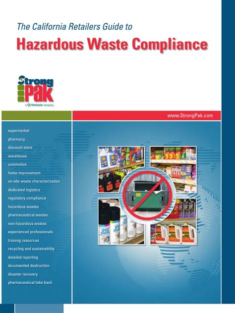 California Retailers Guide To Hazardous Waste Compliance Docshare Tips