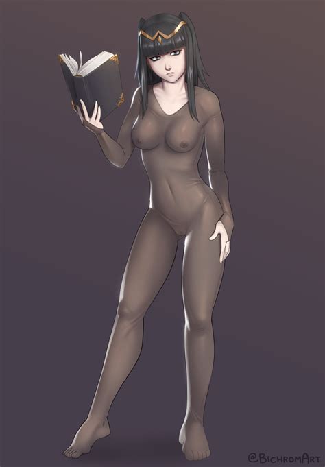 Tharja Pinup Commission By Bichrom Hentai Foundry