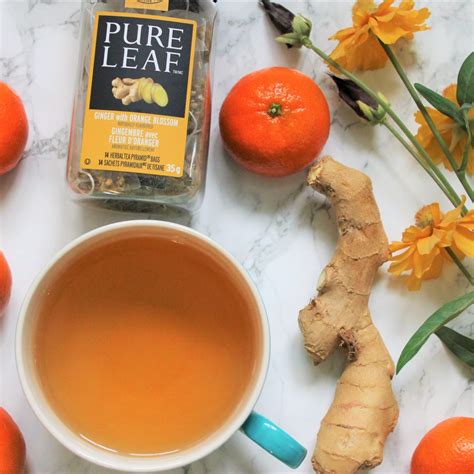 Pure Leaf Ginger With Orange Blossom Tea Review Iw Blog