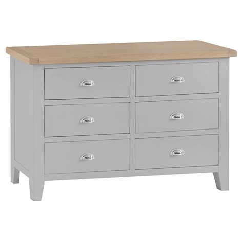 Tennyson Grey 6 Drawer Chest